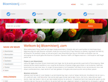 Tablet Screenshot of bloemisterij.com